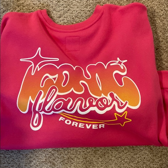 Target Pink and Yellow Crew Neck Sweater - Picture 4 of 4